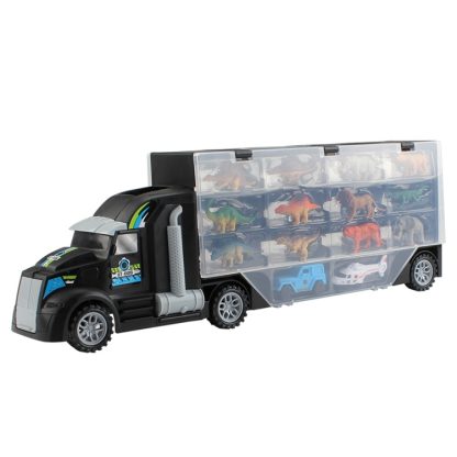 MoFun 914 Dinosaur Model Double-sided Loading Dinosaur Trailer Transport Car Set Toys - Image 2