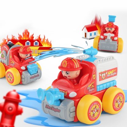 MoFun DIY Fire Truck Assembly Freely Set with 3 Three-speed Volume Switch