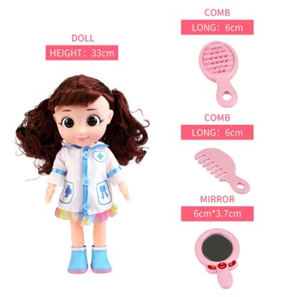 MoFun T2001A Girl Doctor Role Playing Game Toy Electric Voice Simulator Doll - Image 2