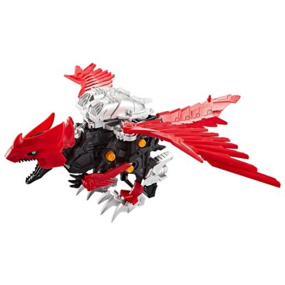 MoFun 5703 Children Mechanical Electric Long Wings Rapator Simulation Animal Puzzle DIY Assembled Toy(Red)