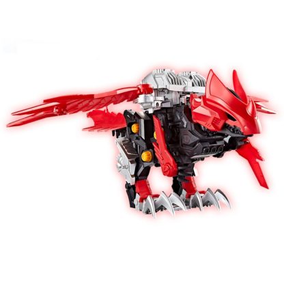 MoFun 5703 Children Mechanical Electric Long Wings Rapator Simulation Animal Puzzle DIY Assembled Toy(Red) - Image 2