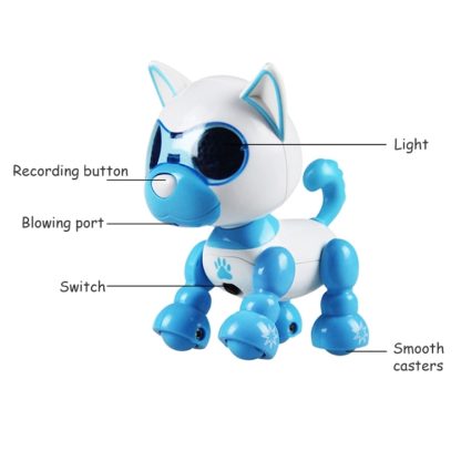 MoFun 135 Smart Robot Pet Dog Touch Sensing Electric Toy (Blue) - Image 3