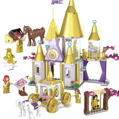 5 in 1 KAZI Gold Castle Children DIY Enlightenment Assembled Building Blocks Educational Intelligence Toy - Image 2