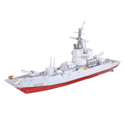 MoFun B468-1 3D Puzzle 120 PCS DIY Assembling Toy Warship - Image 2