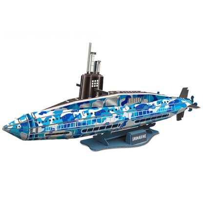 MoFun B468-3 3D Puzzle 54 PCS DIY Assembling Toy Submarine