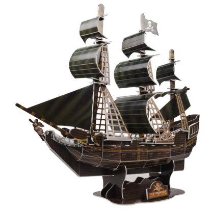 MoFun B568-10 3D Puzzle 104 PCS DIY Assembling The Black Pearl Toy Pirate Ship