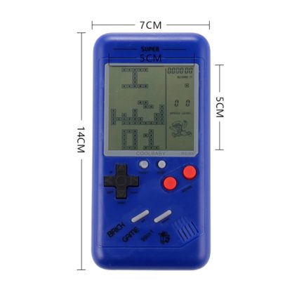 RS-99 Retro Brick Game Classic Handheld Game Console, 3.5 inch Screen, Built-in 26 Kinds Games(Blue) - Image 2