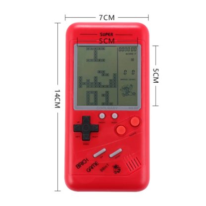 RS-99 Retro Brick Game Classic Handheld Game Console, 3.5 inch Screen, Built-in 26 Kinds Games(Red) - Image 2