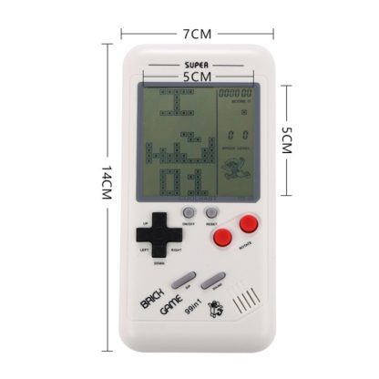 RS-99 Retro Brick Game Classic Handheld Game Console, 3.5 inch Screen, Built-in 26 Kinds Games(White) - Image 2