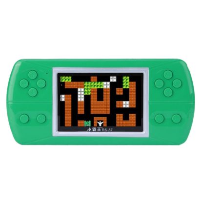 RS-87 Retro Portable Handheld Game Console, 3.5 inch Screen, Built-in 380 Kinds Games(Green)