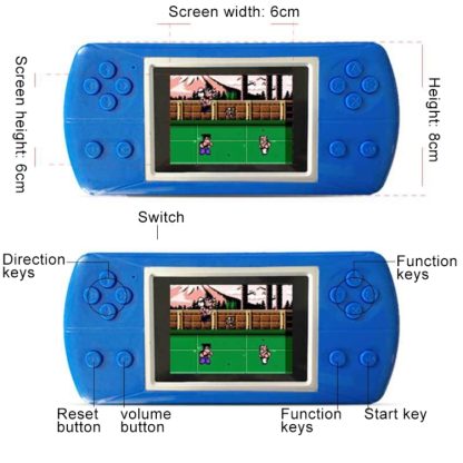 RS-87 Retro Portable Handheld Game Console, 3.5 inch Screen, Built-in 380 Kinds Games(Green) - Image 3