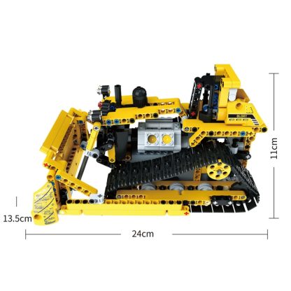 MoFun 13015 DIY Engineering Team Bulldozer Assembling Blocks, with 2.4G Remote Control - Image 3