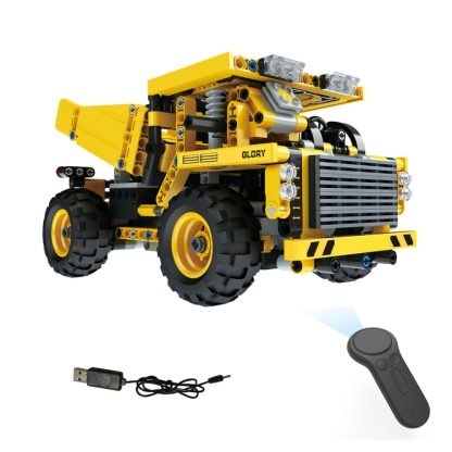 MoFun 13016 DIY Engineering Team Mining Truck Assembling Blocks, with 2.4G Remote Control