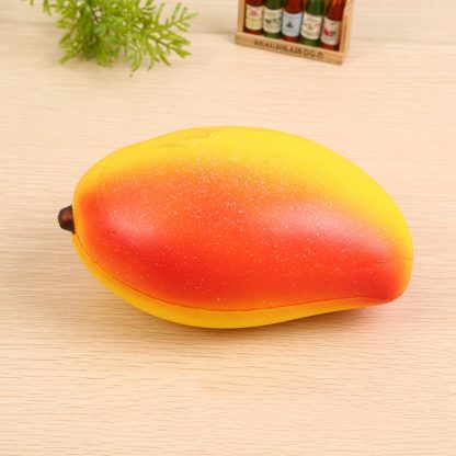 Simulation Squishy Slow Rebound Cute PU Foam Artificial Fake Fruit Mango Style Stress Mood Relief Healthy Gifts for Chil - Image 2