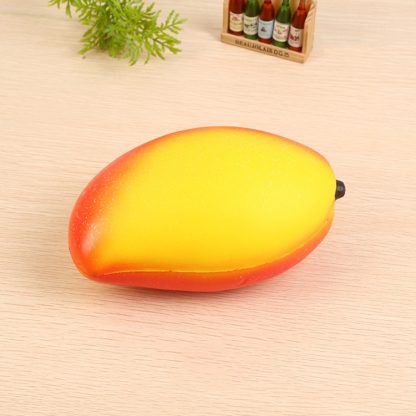 Simulation Squishy Slow Rebound Cute PU Foam Artificial Fake Fruit Mango Style Stress Mood Relief Healthy Gifts for Chil - Image 3