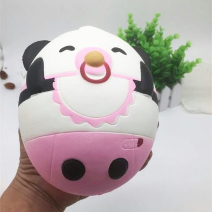 Simulation Squishy Slow Rebound Cute PU Foam Mobile Phone Pendant Tag Artificial Fake Panda Stress Mood Relief Healthy G