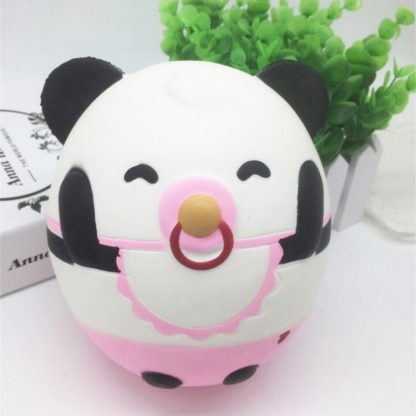 Simulation Squishy Slow Rebound Cute PU Foam Mobile Phone Pendant Tag Artificial Fake Panda Stress Mood Relief Healthy G - Image 2