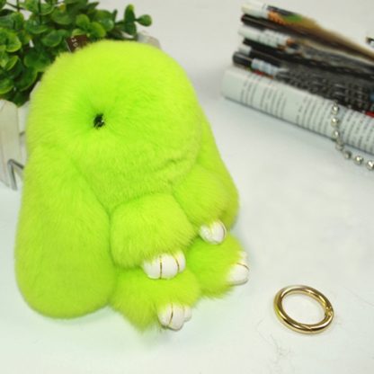 Lovely Dead Rex Rabbit Doll Pendant for Bag / Key Chains / Car ,Size: 15.0 x 14.0 x 8.0cm(Green)