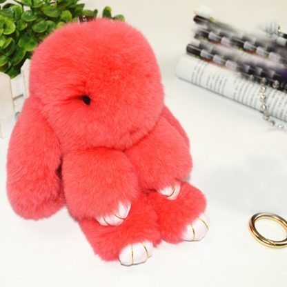 Lovely Dead Rex Rabbit Doll Pendant for Bag / Key Chains / Car ,Size: 15.0 x 14.0 x 8.0cm(Red)