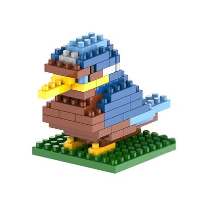 Blue Bird Cartoon Assembled Children DIY Enlightenment Assembled Building Blocks Educational Intelligence Toy - Image 2