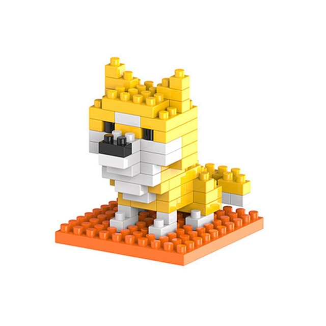 Dog Cartoon Assembled Children DIY Enlightenment Assembled Building Blocks Educational Intelligence Toy - Image 2