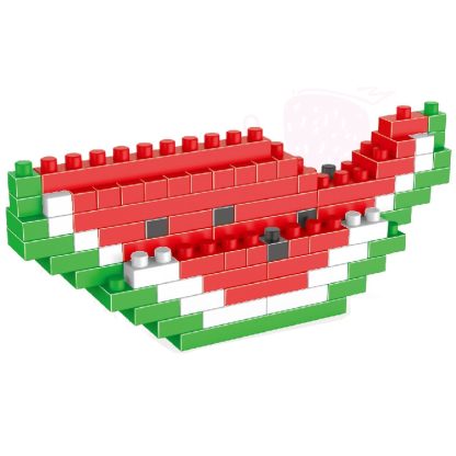 Watermelon Pattern Plastic Diamond Particle Building Block Assembled Toys - Image 2