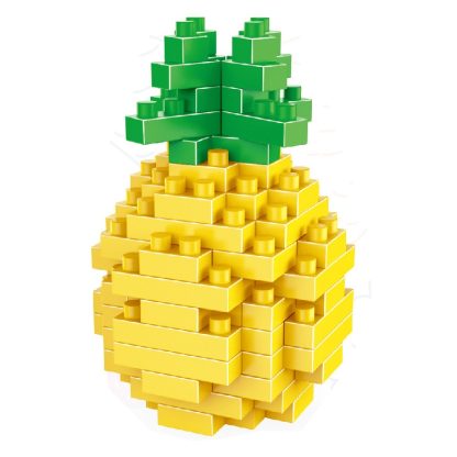 Pineapple Pattern Plastic Diamond Particle Building Block Assembled Toys