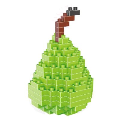 Pear Pattern Plastic Diamond Particle Building Block Assembled Toys