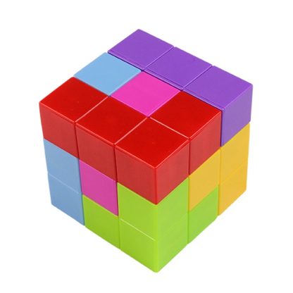 MoFun 730B 3D Solid Color Magnetic Square Magic Cube Children Puzzle Toy