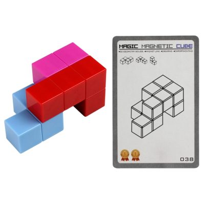 MoFun 730B 3D Solid Color Magnetic Square Magic Cube Children Puzzle Toy - Image 3