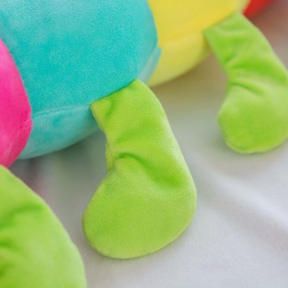 Colorful Caterpillar Plush Throw Pillow Back Pillow, Length: About 51cm - Image 3