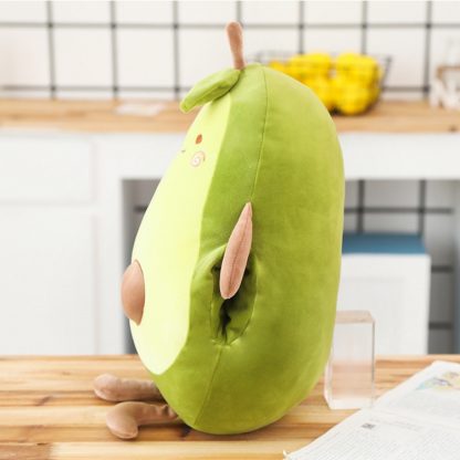 Cartoon Avocado Shape Stretch Velvet Hand Warmer Plush Pillow Stuffed Toy, Size: 50 x 33cm - Image 3