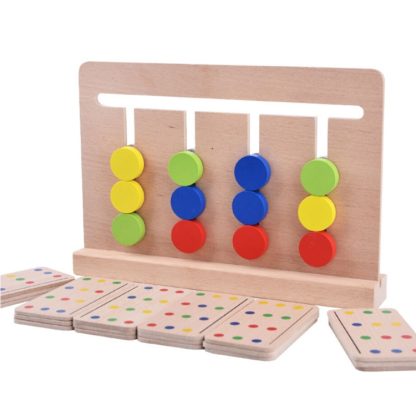 Baby Toy Montessori Four Colors Game Color Matching for Early Childhood Education Preschool Training Learning Toys - Image 2