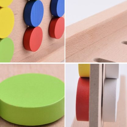 Baby Toy Montessori Four Colors Game Color Matching for Early Childhood Education Preschool Training Learning Toys - Image 3