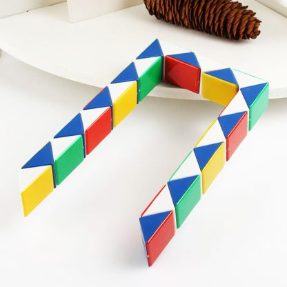 Kindergarten Children Non-toxic Plastic 24 Changeable Magic Ruler Snake-shape Ruler Educational Toys, Size: 8.5*5.5*2cm - Image 3