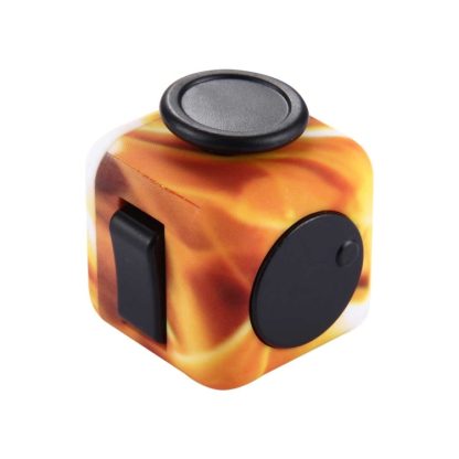 Woody Color Pattern Fidget Cube Relieves Stress and Anxiety Attention Toy for Children and Adults - Image 3