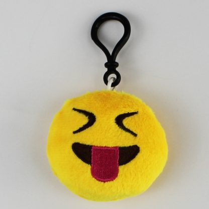 20 PCS Creative Plush Doll Mobile Pendants Gift Cartoon Cute Facial Expression Decorations Keychains with Hook - Image 2