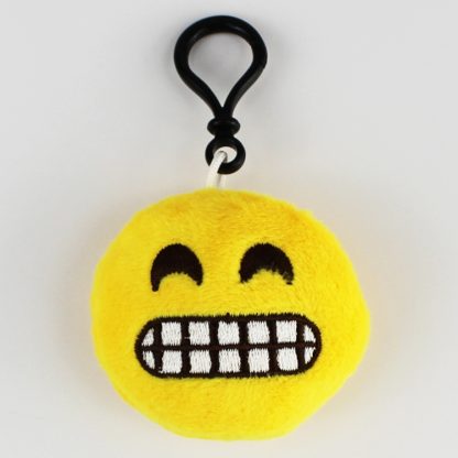 20 PCS Creative Plush Doll Mobile Pendants Gift Cartoon Cute Facial Expression Decorations Keychains with Hook - Image 2