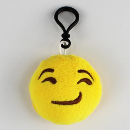 20 PCS Creative Plush Doll Mobile Pendants Gift Cartoon Cute Facial Expression Decorations Keychains with Hook - Image 2