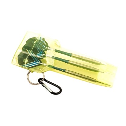 Sports Portable Dart Box Plastic Transparent Container Storage Darts Case with Key Buckle(Yellow) - Image 3