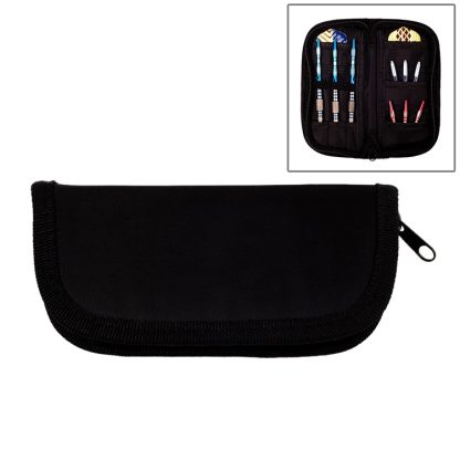 Professional Oxford Cloth Zipper Dart Bag Wallet Storage Darts Fabric Pack(Black)