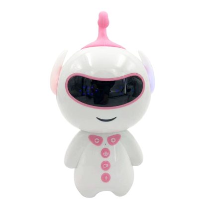 Children Intelligent Early Education Robot Learning Story Machine, Support TF Card / WIFI(Pink)