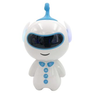 Children Intelligent Early Education Robot Learning Story Machine, Support TF Card / WIFI(Blue)