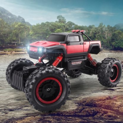 Off-Road Climbing Toy Car Remote Control Car Charging Drift Toy Car Crash Drop Resistance (Colour: Red)