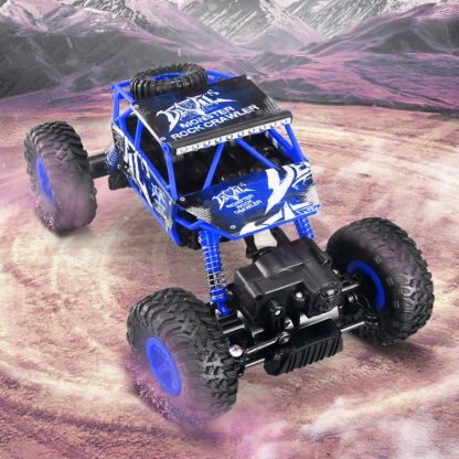 JJR/C Q21 1:18 Scale 2.4GHz 4 Wheel Drive Racing Climbing Car with Remote Control(Blue)