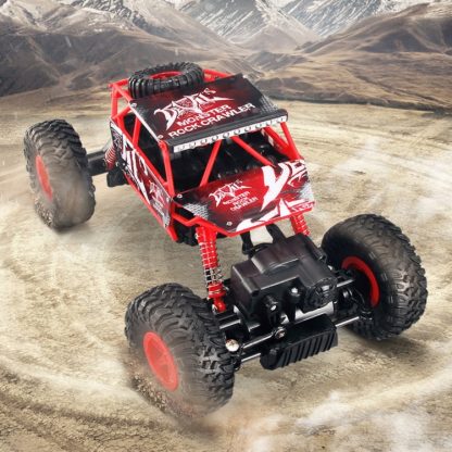 JJR/C Q20 1:18 Scale 2.4GHz 4 Wheel Drive Racing Climbing Car with Remote Control(Red)