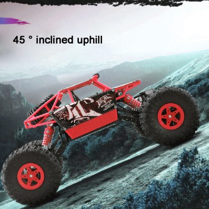 JJR/C Q20 1:18 Scale 2.4GHz 4 Wheel Drive Racing Climbing Car with Remote Control(Red) - Image 3