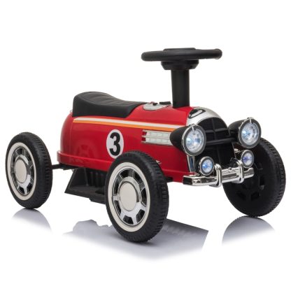 [US Warehouse] 6V Kids Electric Ride On Car with Music Player & LED Lights  (Red) - Image 2