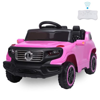 [US Warehouse] 2.4GHz Kids Children LED Lights Remote Control Single Drive Ride On Car Electric Car, Ordinary Music Vers