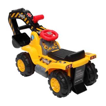 [US Warehouse] Kids Children Ride On Car Excavator Toy without Power (Yellow) - Image 3